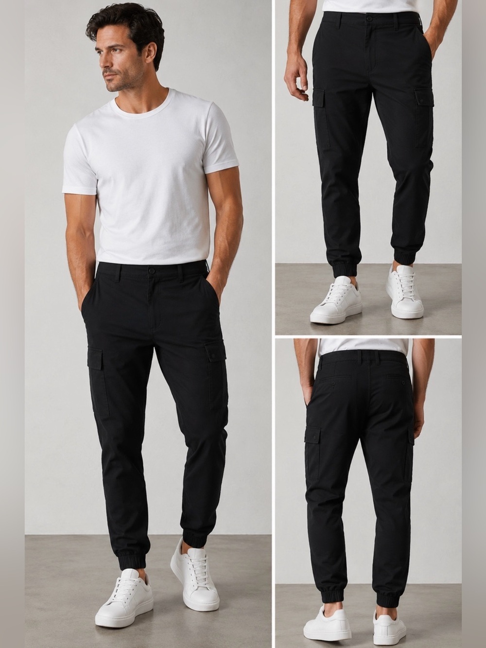 Vuori Meta Cargo Jogger Pants Men’s 36 Athletic Performance Stretch Travel